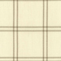 Schumacher Luberon Plaid Greige Fabric 55711