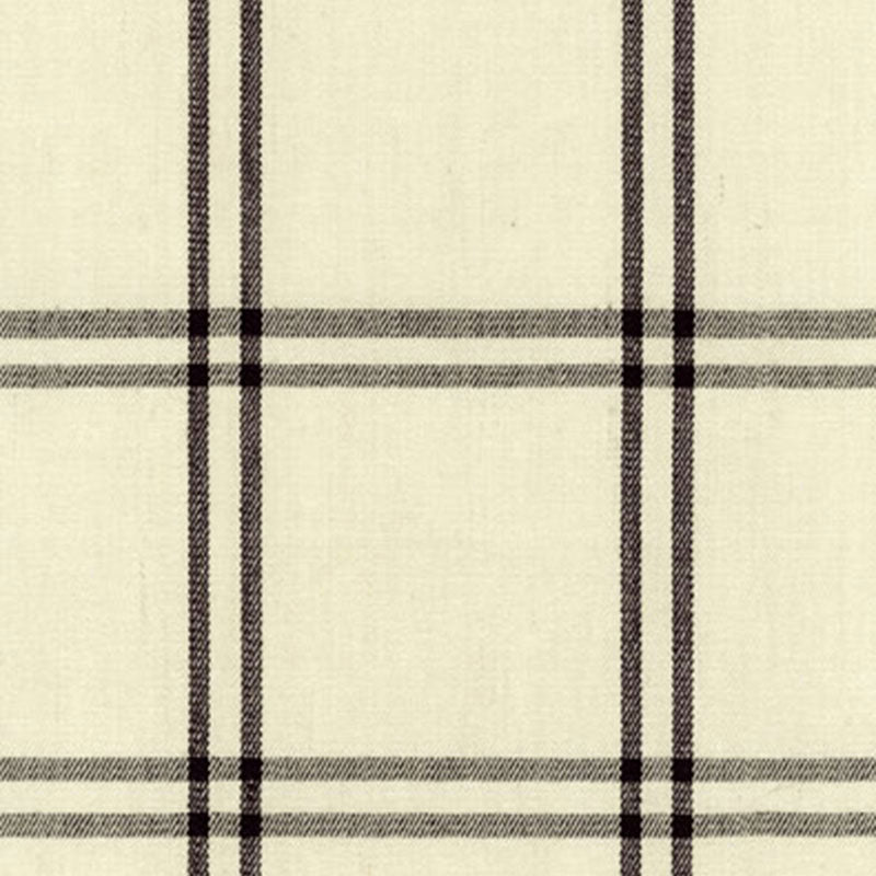 Schumacher Luberon Plaid Raven Fabric 55714