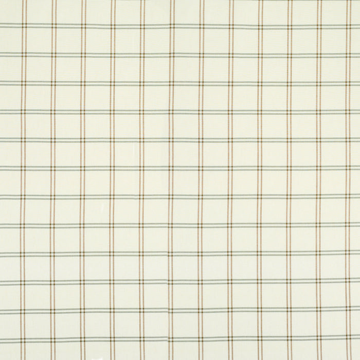 Schumacher Luberon Plaid Natural Fabric 55717