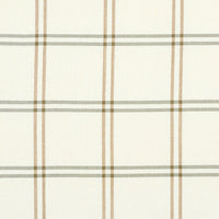 Schumacher Luberon Plaid Natural Fabric 55717
