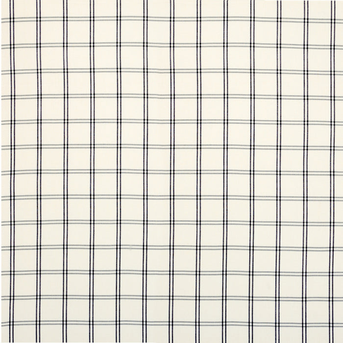Schumacher Luberon Plaid Black Fabric 55718