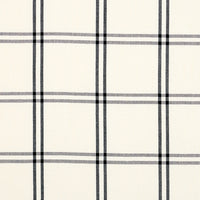 Schumacher Luberon Plaid Black Fabric 55718