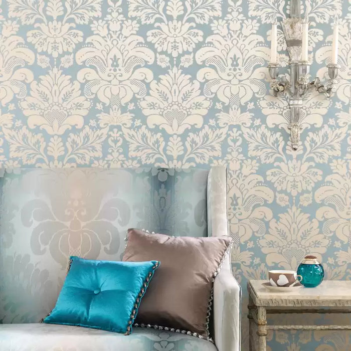 Nina Campbell Campbell Damask 01 Wallpaper NCW4025-01