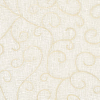 Schumacher Adia Sheer Embroidery Cream Fabric 55981