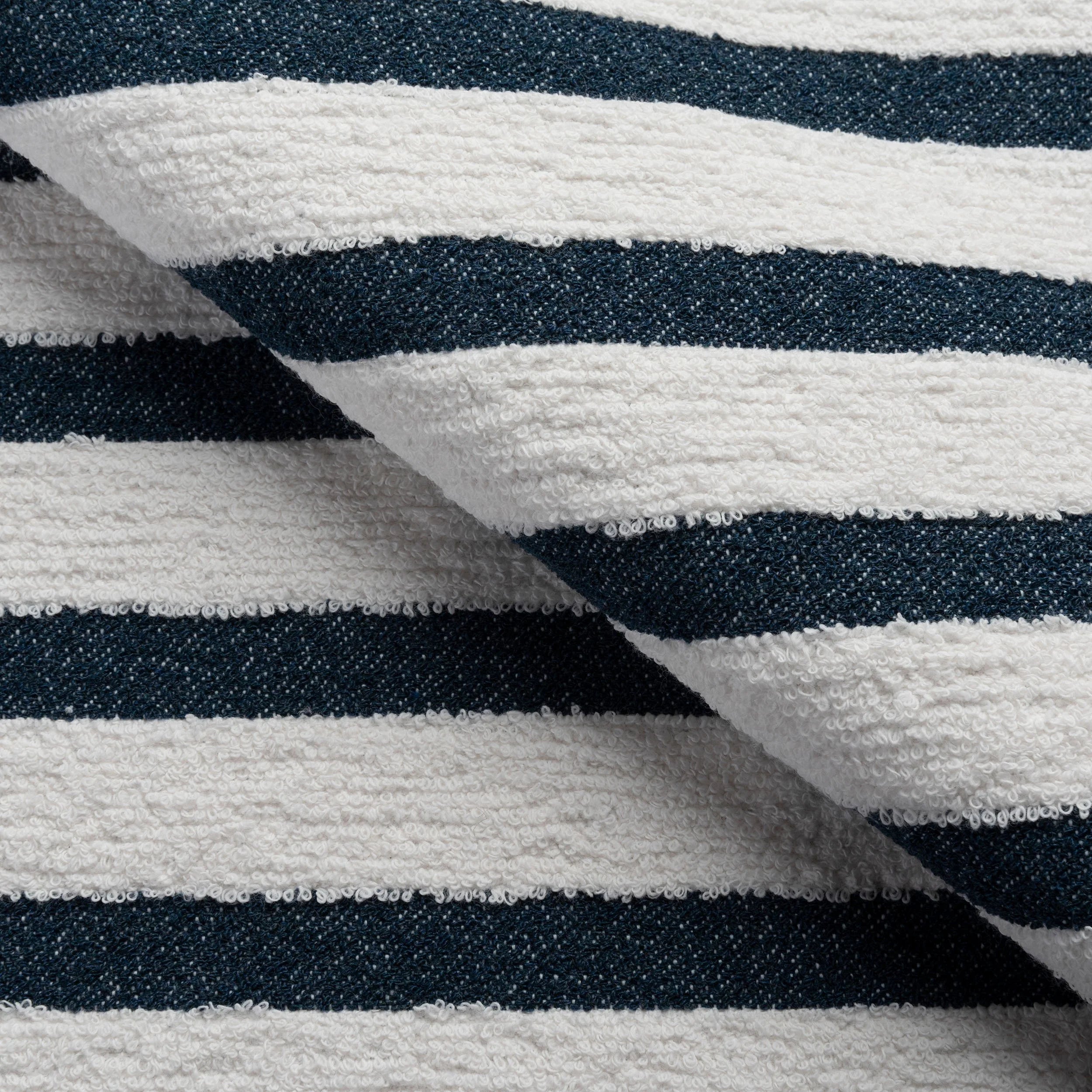 Link Outdoor Lido Stripe Cobalt Fabric Sample 560-51