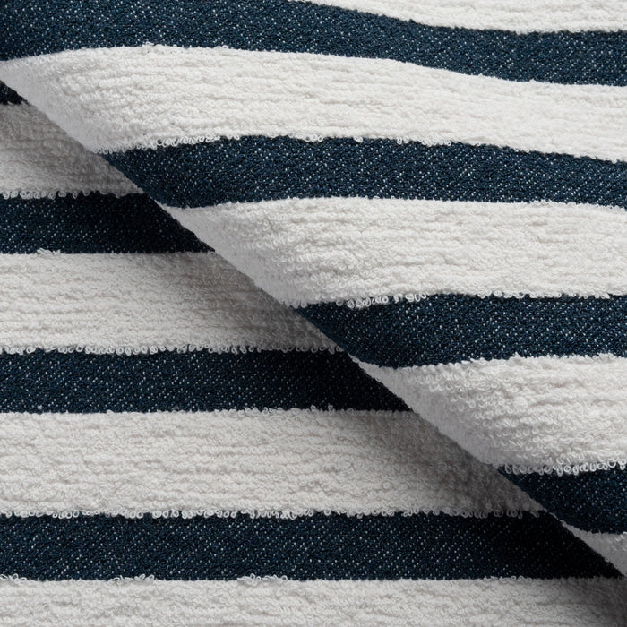 Link Outdoor Lido Stripe Cobalt Fabric Sample 560-51