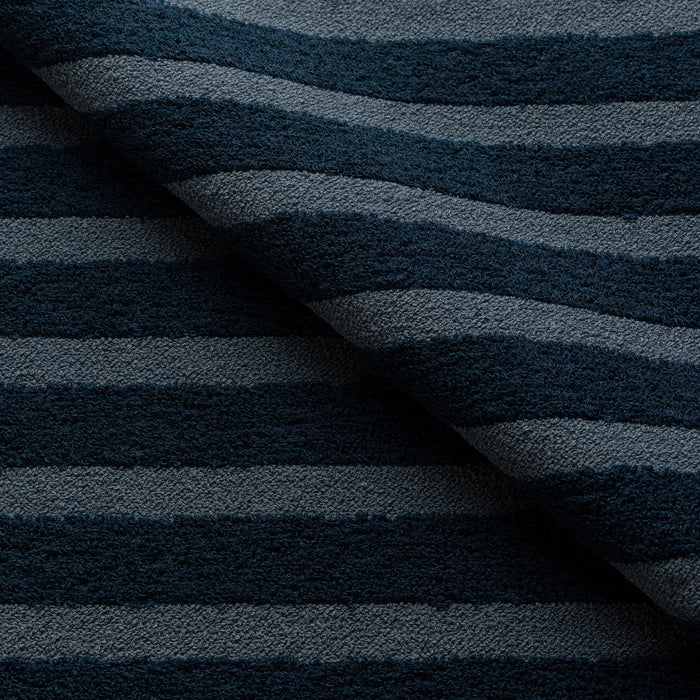 Link Outdoor Lido Stripe Dusk Blue Fabric Sample 560-56