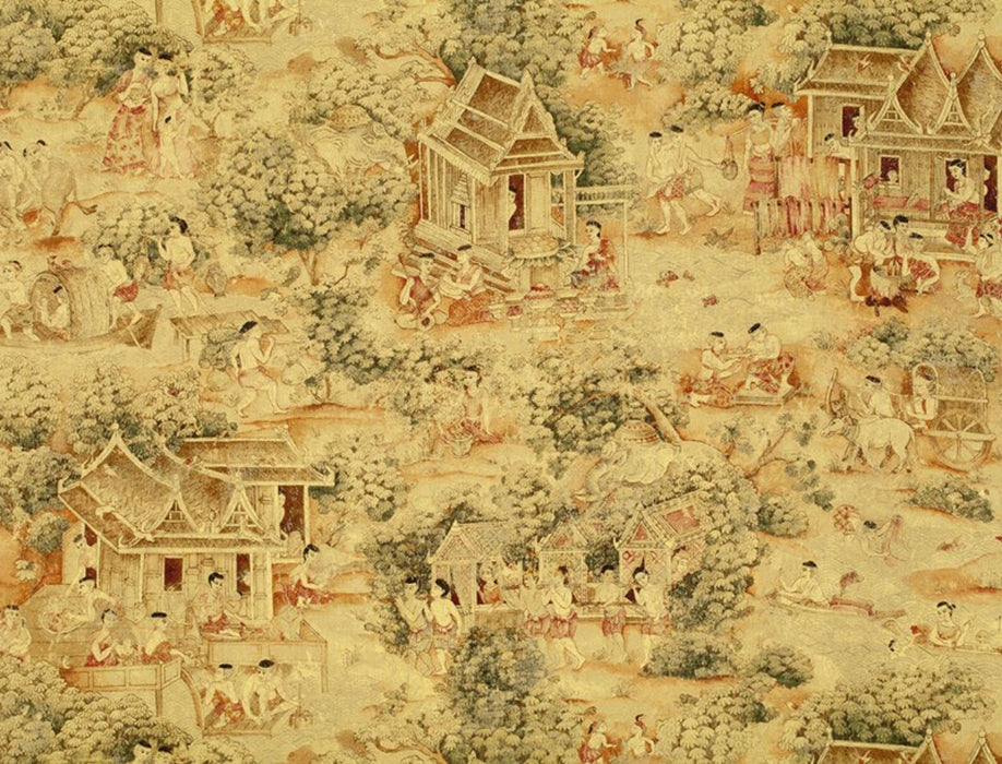 Jim Thompson Jim's Dream Antique Linen Fabric Sample JT013276001