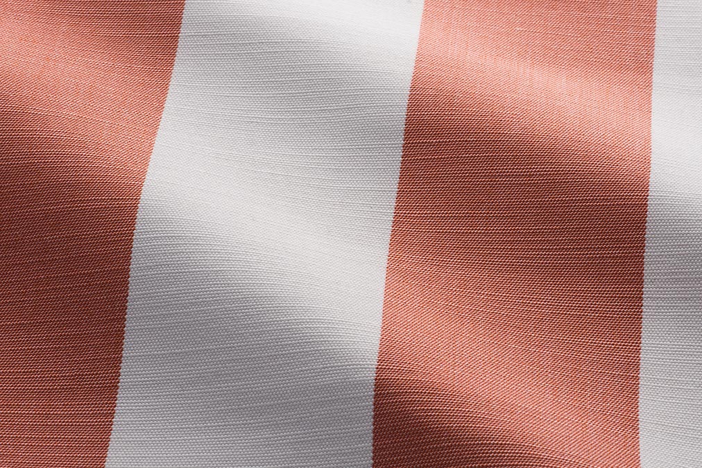 Perennials Go To Stripe Melon Fabric Sample 570-231