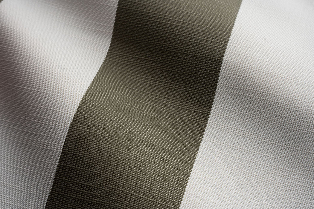 Perennials Go To Stripe Olive Fabric 570-264