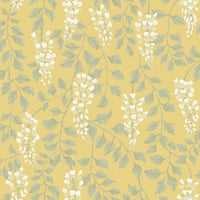 Schumacher Blaregn Yellow Wallpaper 5709