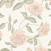 Schumacher Dahliadrom Blush Wallpaper 5718