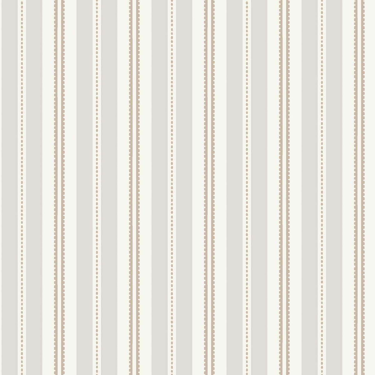 Schumacher Hedda Stone And Taupe Wallpaper Sample 5818