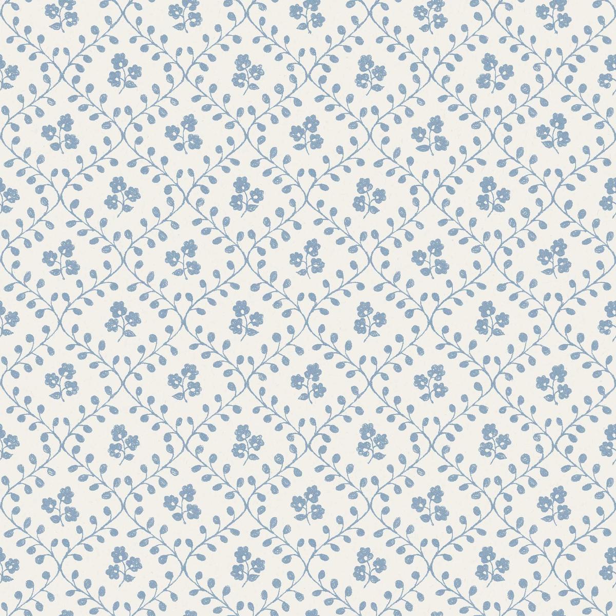 Schumacher Idun Blue Wallpaper Sample 5822
