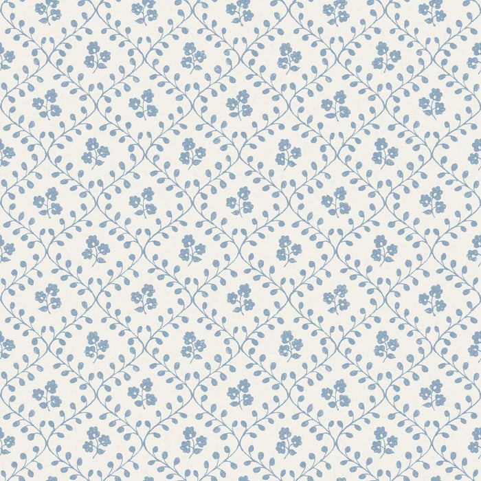 Schumacher Idun Blue Wallpaper Sample 5822