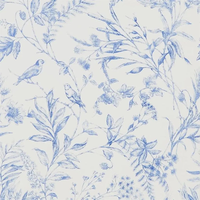 Ralph Lauren Fern Toile Bluebell Wallpaper Sample PRL710/02