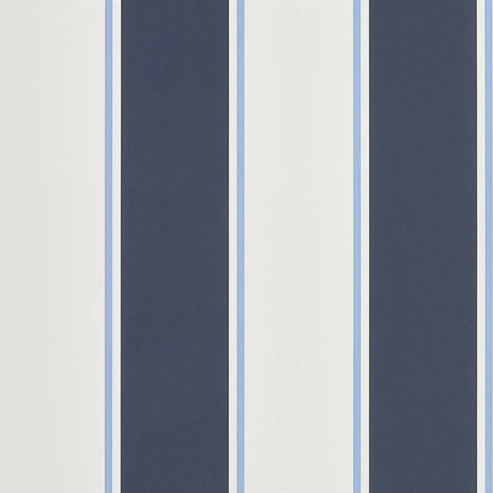 Ralph Lauren Mapleton Stripe Midnight Wallpaper Sample PRL703-03