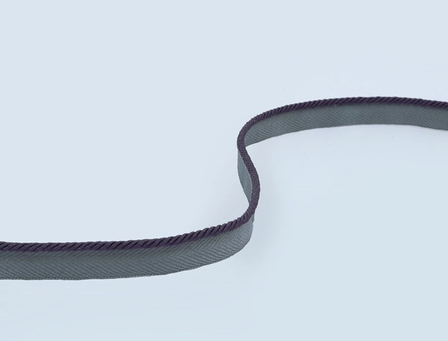 Jim Thompson Silk Micro Cord On Tape  Blueberry Trim Sample JT030026031