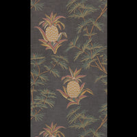 Jim Thompson Pineapple Blackamber Plum Wallpaper JT021088002