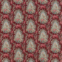 Le Manach Les Elephants Rouge Fabric L4174002