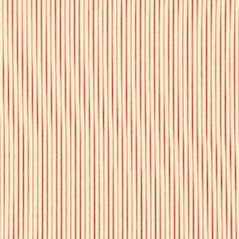 Schumacher Wellfleet Ticking Stripe Regatta Red Fabric 60071
