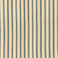 Schumacher Wellfleet Ticking Stripe Chambray Fabric 60073