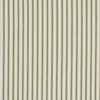 Schumacher Wellfleet Ticking Stripe Green Fabric 60075