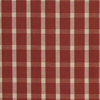 Schumacher Portsmith Check Berry Fabric 60127