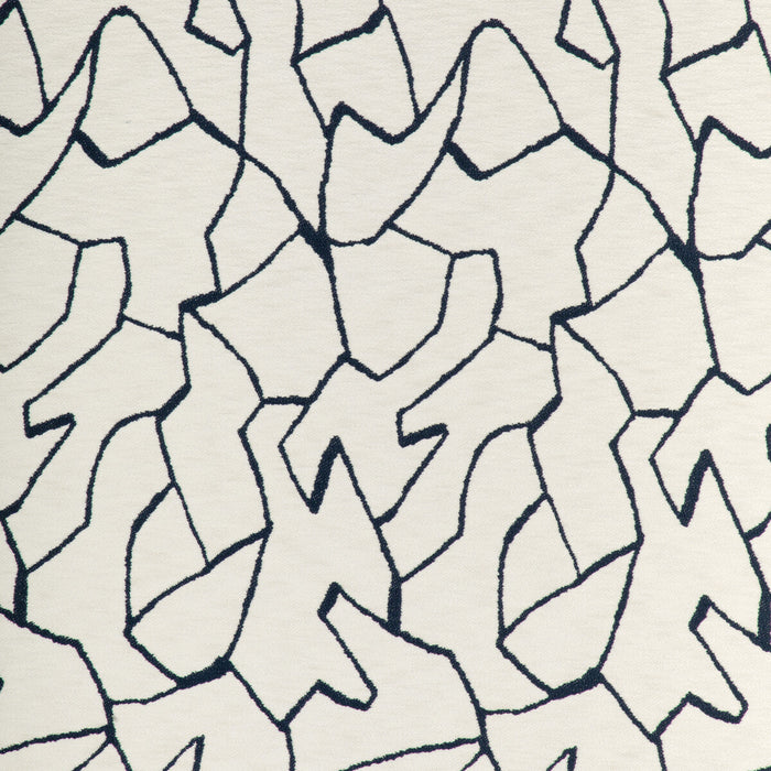 Donghia Barkcloth Weave Indigo Fabric 6022158.51.0