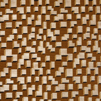 Donghia Cubical Caramel Fabric 6025106.6.0