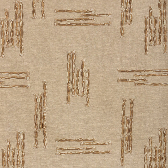 Donghia Cut The Line Sand Fabric Sample 6025121.16.0