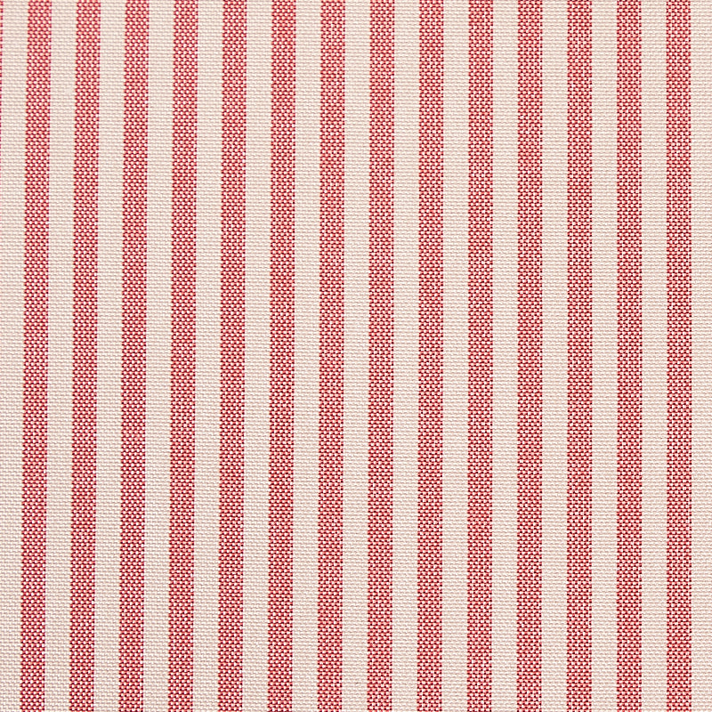 Schumacher Charee Silk Stripe Red Fabric Sample 60924