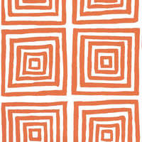 China Seas Ziggurat Orange Wallpaper 6170-22WWP