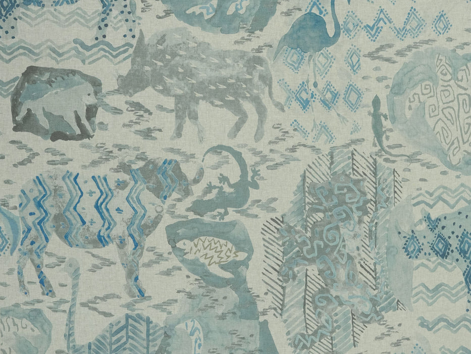 No.9 Thompson Kalahari Blue Fabric Sample N9012409002