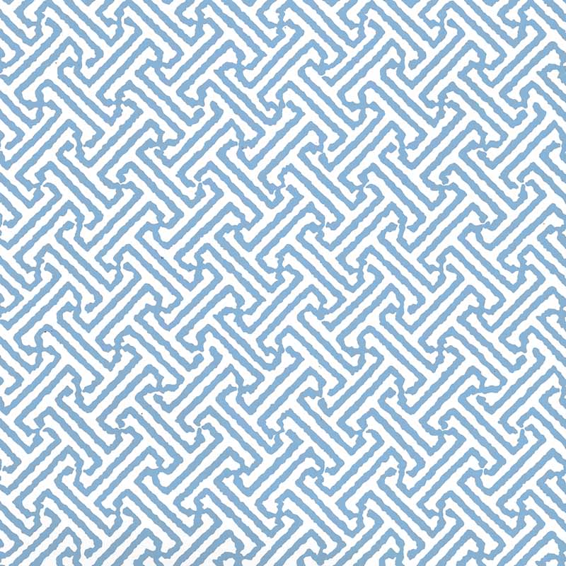 China Seas Java Petite French Blue Wallpaper Sample 622-06WWP