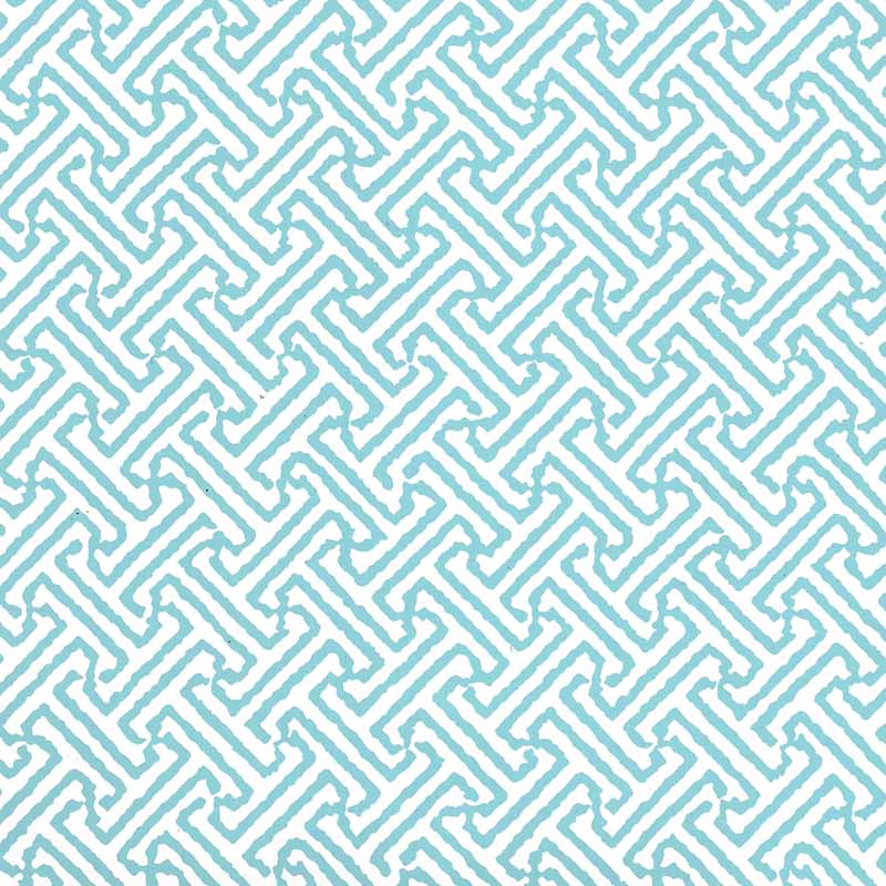 China Seas Java Petite Aqua Wallpaper Sample 622-25WP