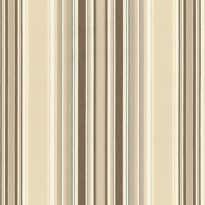 Schumacher Ridge Stripe Sand Fabric Sample 62373