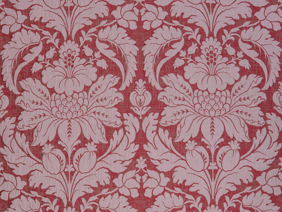 Jim Thompson Bronzino Crimson Fabric Sample JT013945003