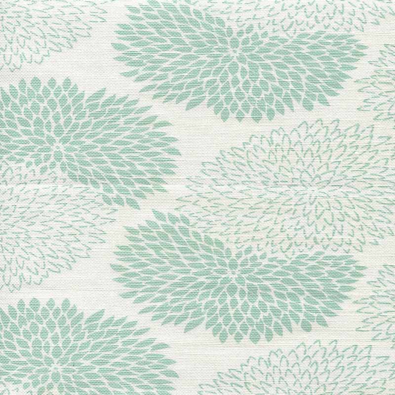China Seas New Chrysanthemum Aqua Fabric 6290-04