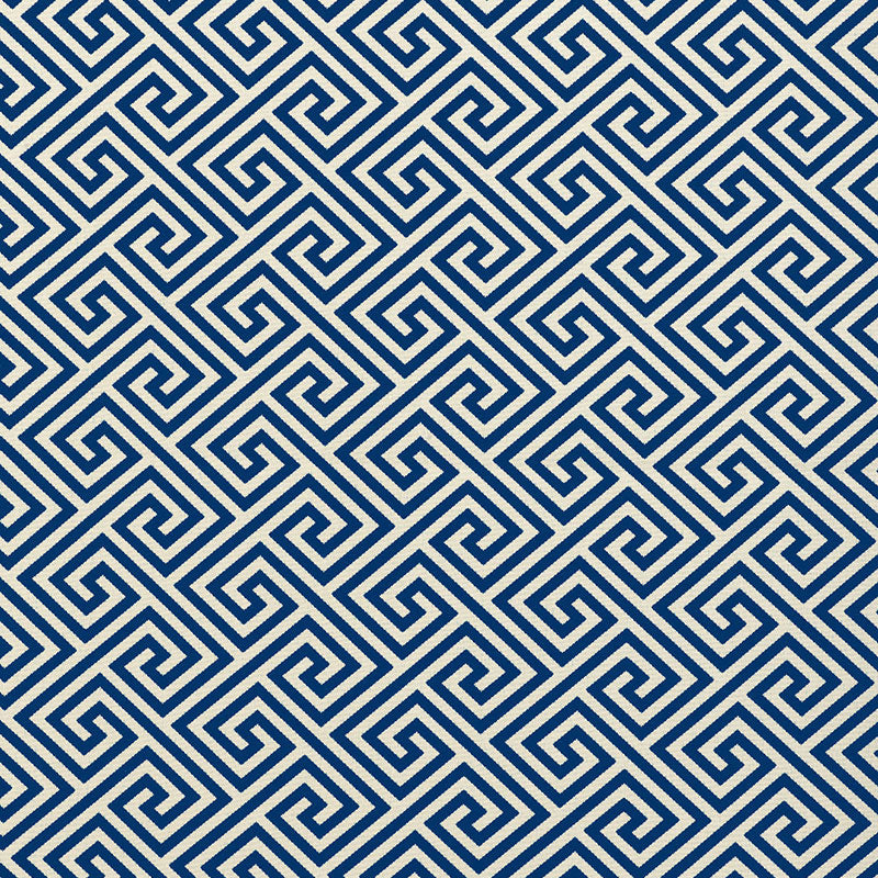 Schumacher St. Tropez Indoor/Outdoor Navy Fabric 62901
