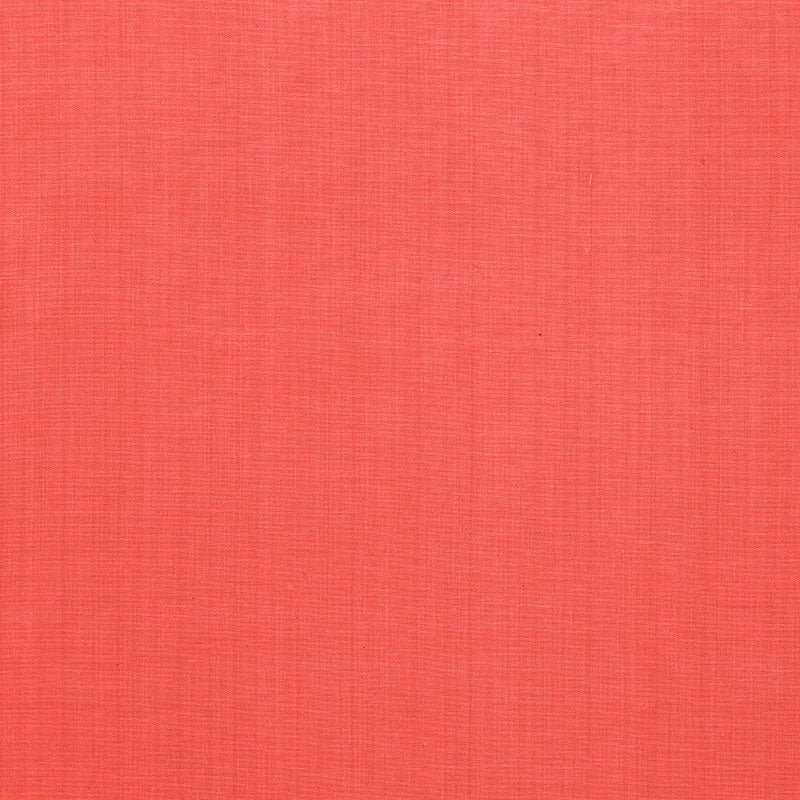 Schumacher Avery Cotton Plain Coral Fabric 62945