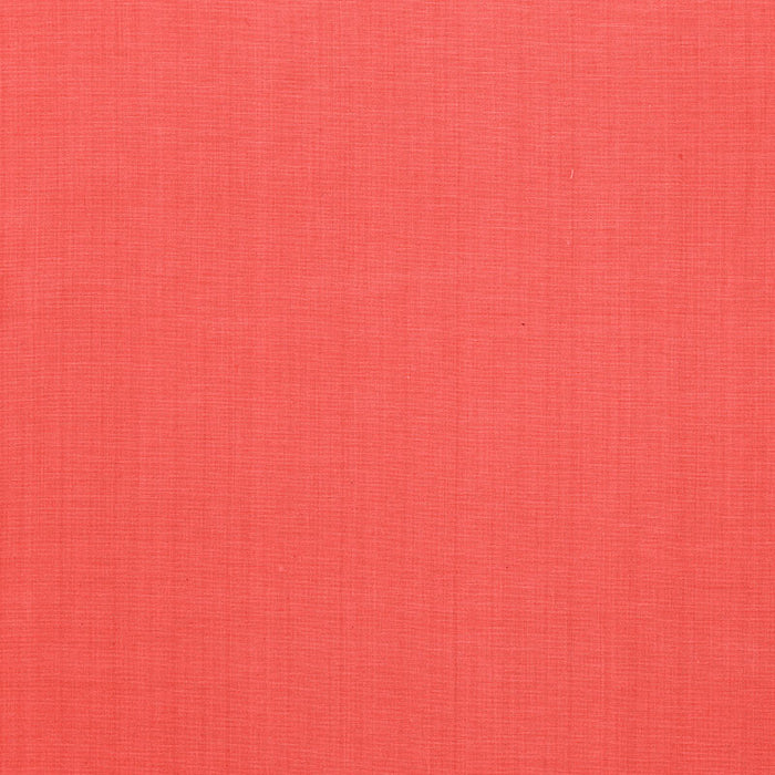 Schumacher Avery Cotton Plain Coral Fabric Sample 62945