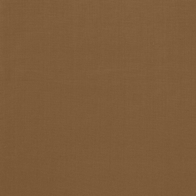 Schumacher Avery Cotton Plain Mocha Fabric Sample 62955