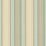 Schumacher Saratoga Cotton Stripe Aqua / Flax/ Mocha Fabric 62962