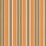 Schumacher Beacon Cotton Stripe Pumpkin/Mocha/Java Fabric Sample 62995