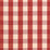 Schumacher Camden Cotton Check Red Fabric 63034