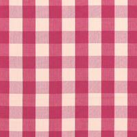 Schumacher Camden Cotton Check Raspberry Fabric 63035