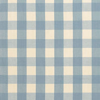 Schumacher Camden Cotton Check Chambray Fabric 63038