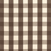 Schumacher Camden Cotton Check Java Fabric 63041