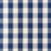 Schumacher Camden Cotton Check Navy Fabric 63043